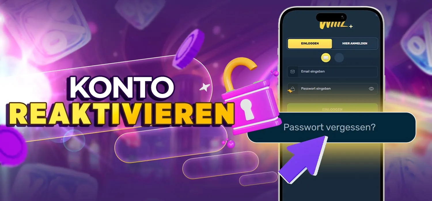 Wiederherstellung des Kontos