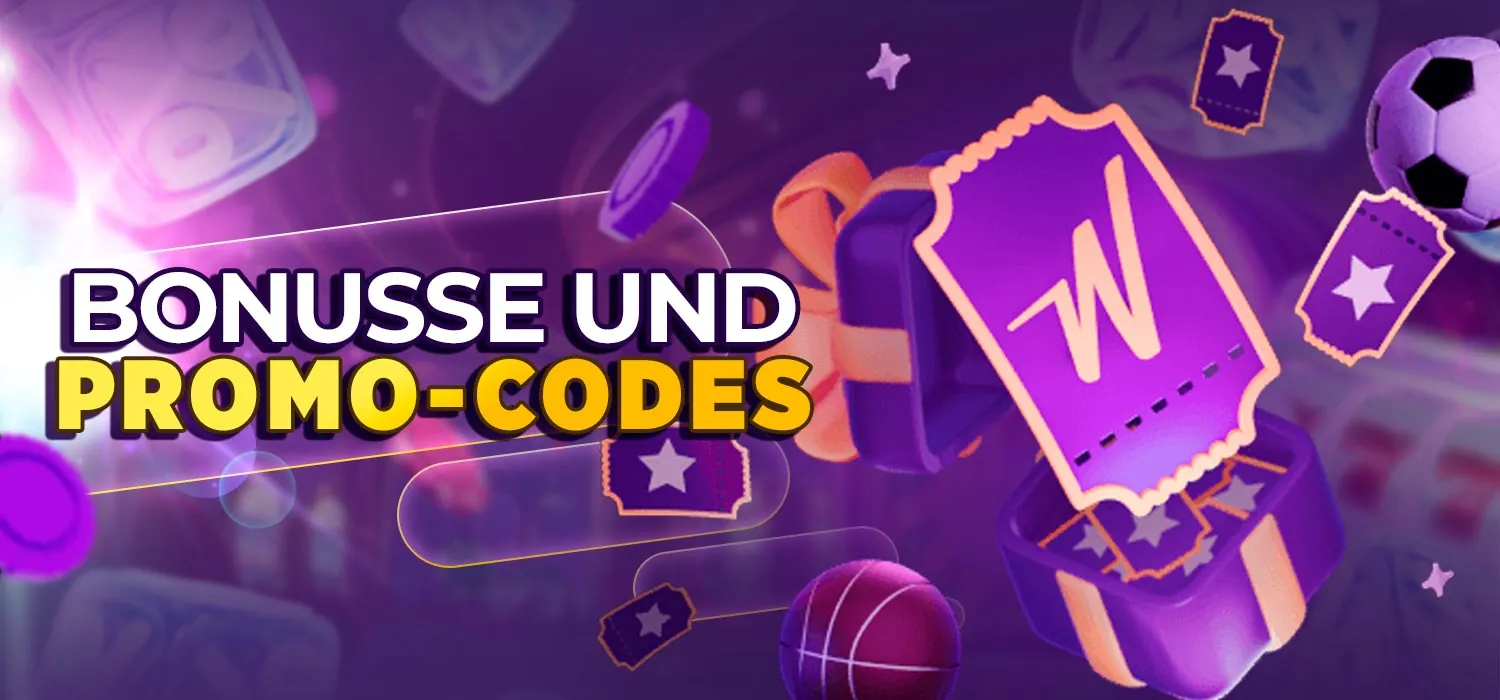 Boni und Promocodes