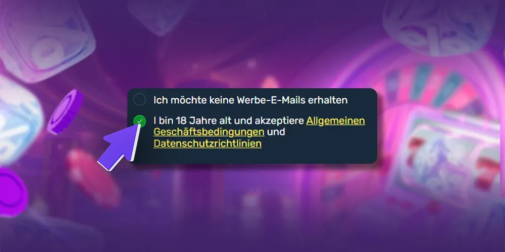 Akzeptieren Sie die Regeln